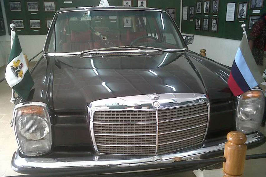 mercedes benz of gen murtala muhammed in which he was killed during lagos assassinations