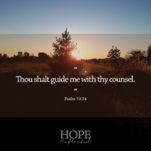 hope, counsel, follow God, rhapsody of realities
